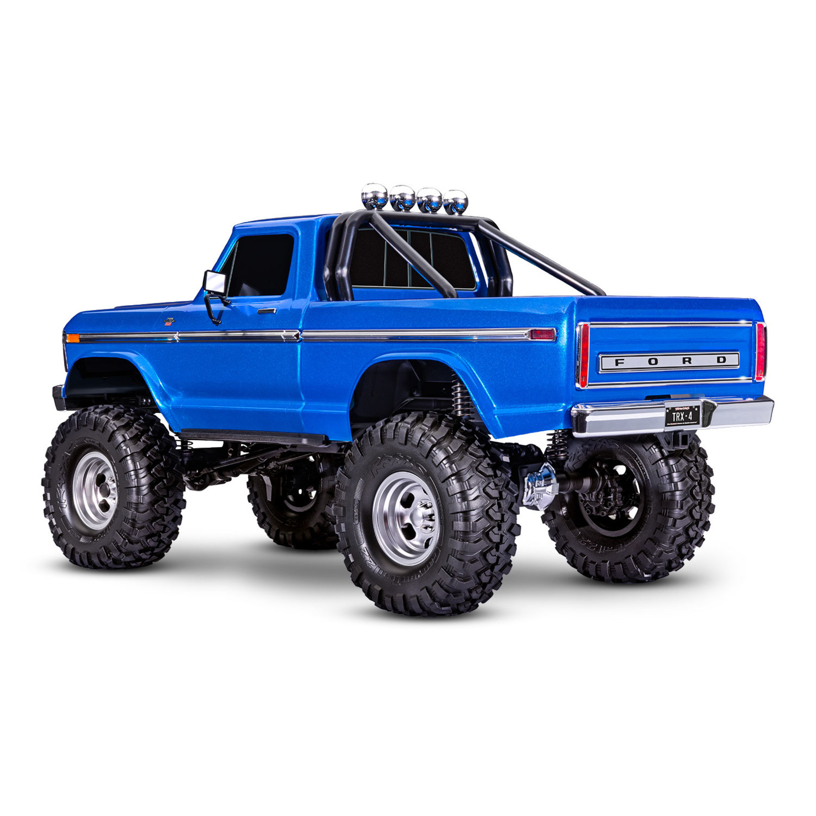 Traxxas TRX-4 Ford F-150 Ranger XLT High Trail Edition (Blue): 1/10 Scale 4X4 Trail Truck, Ready-To-Drive®, with TQi™ 2.4GHz 4-channel Radio System, XL-5 HV Speed Control.  Needs battery and charger.