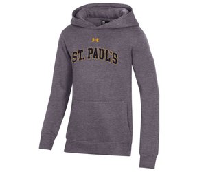 UA Youth Carbon Heather Hooded Sweatshirt – St. Christopher's