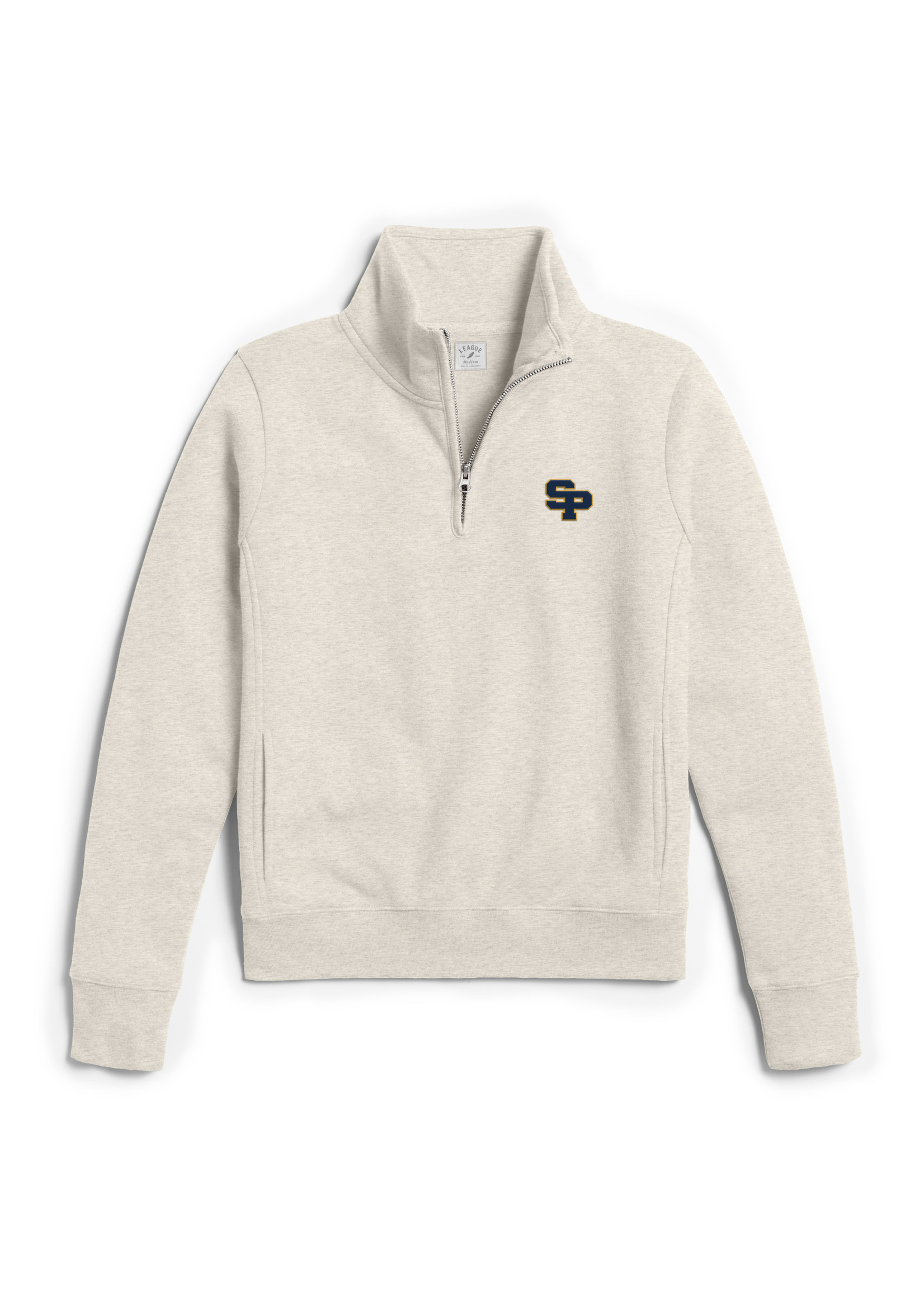 League L2 Academy 1/4 Zip Womens Oatmeal SP