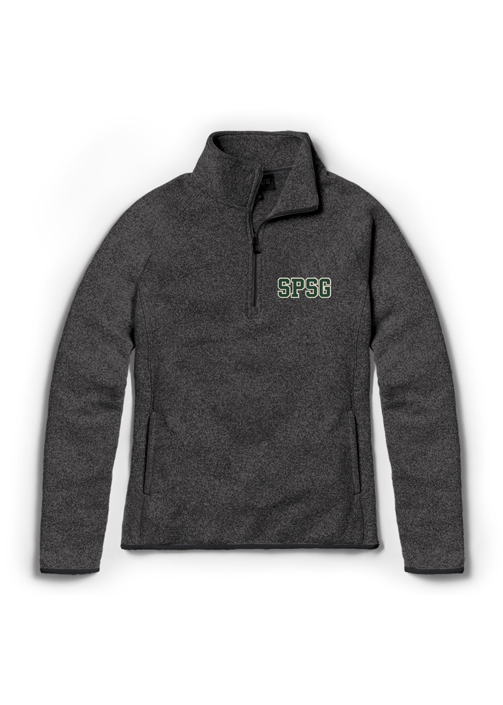 League L2 1/4 Zip Saranac Womens Charcoal SPSG