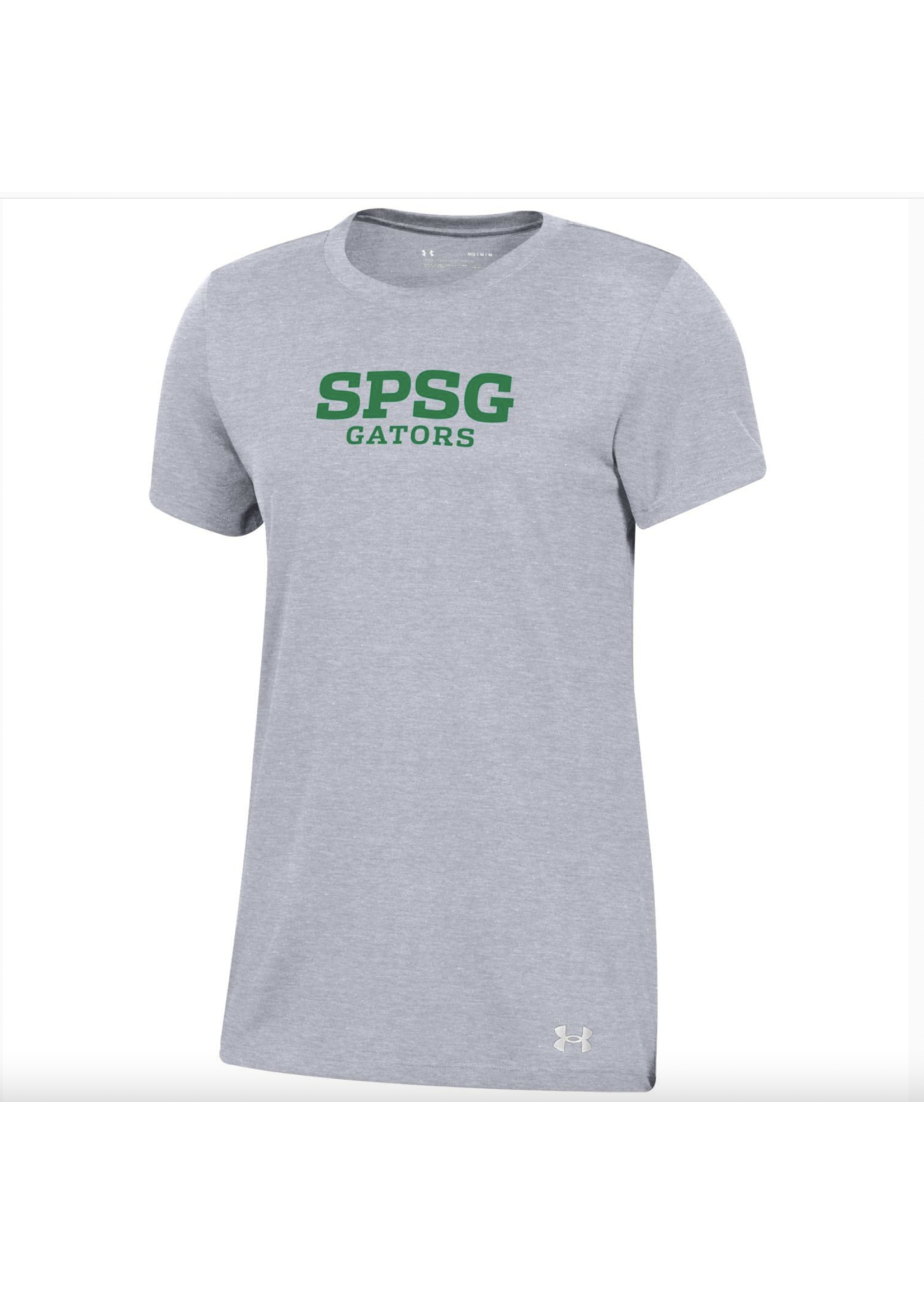 UA Tech SPSG Gators SS Womens Mod Grey SPSG