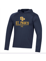 UA Tech St Pauls Line and Dash Hooded LS Adult Midnight Navy SP