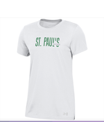 UA Tech SS Gators on Green St Pauls Womens White SPSG
