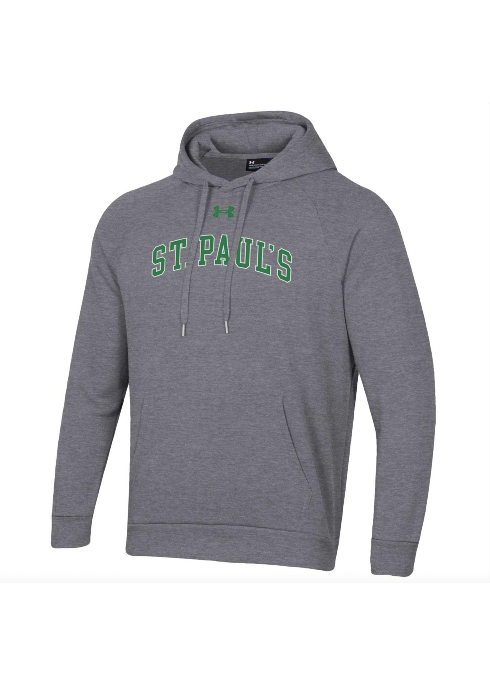UA All Day Hood St Pauls Green White Adult Carbon Heather SPSG
