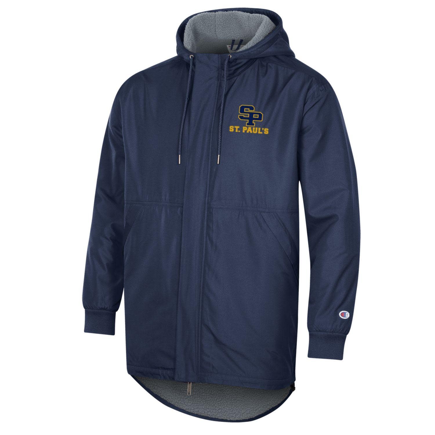 Champion Stadium Jacket Adult Navy SP - The St. Paul's Schools Store