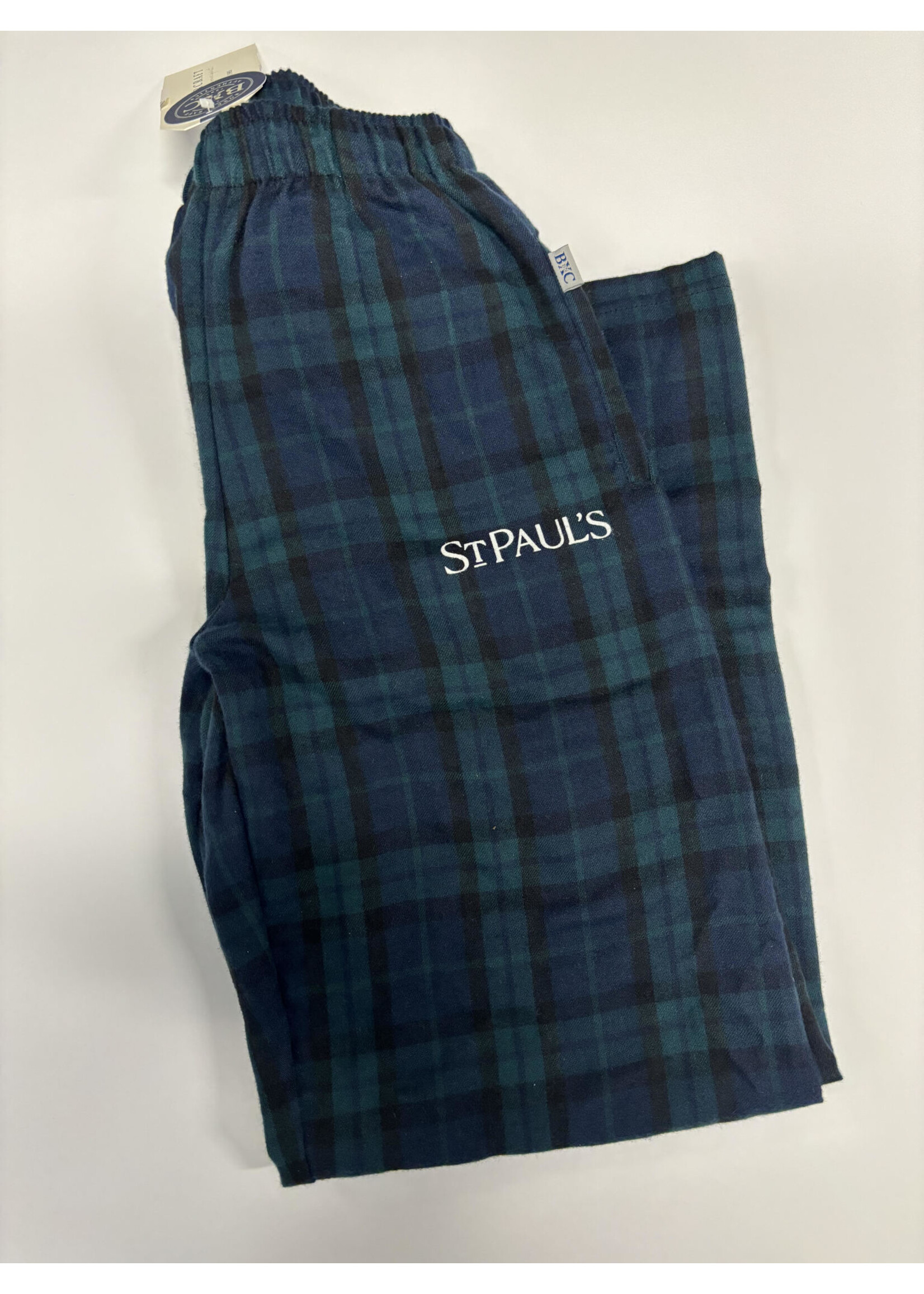 BC Pajama Flannel Pants Youth Scottish Tartan Plaid TSPS