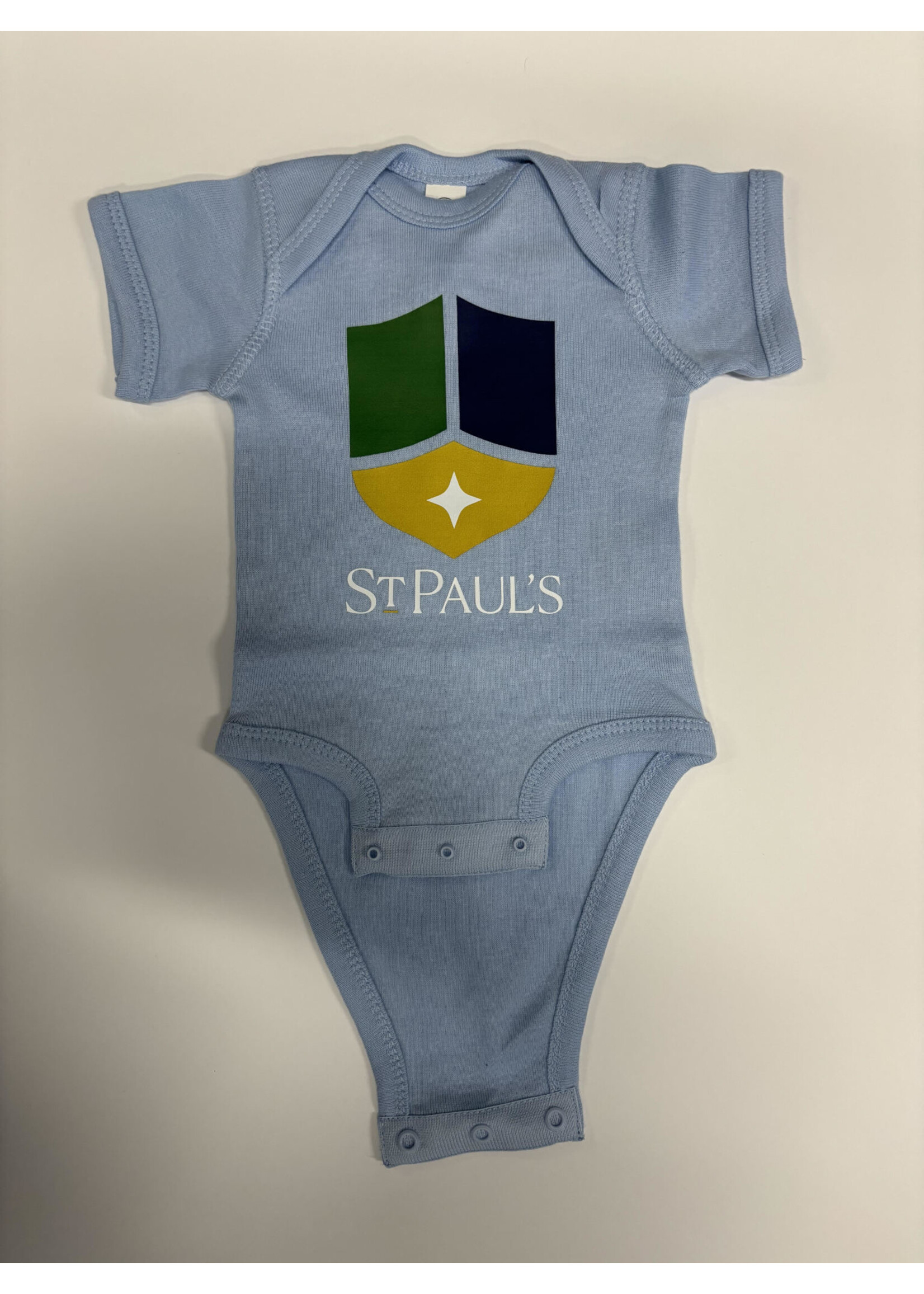 MDScreen Shield Onesie Infant Light Blue TSPS