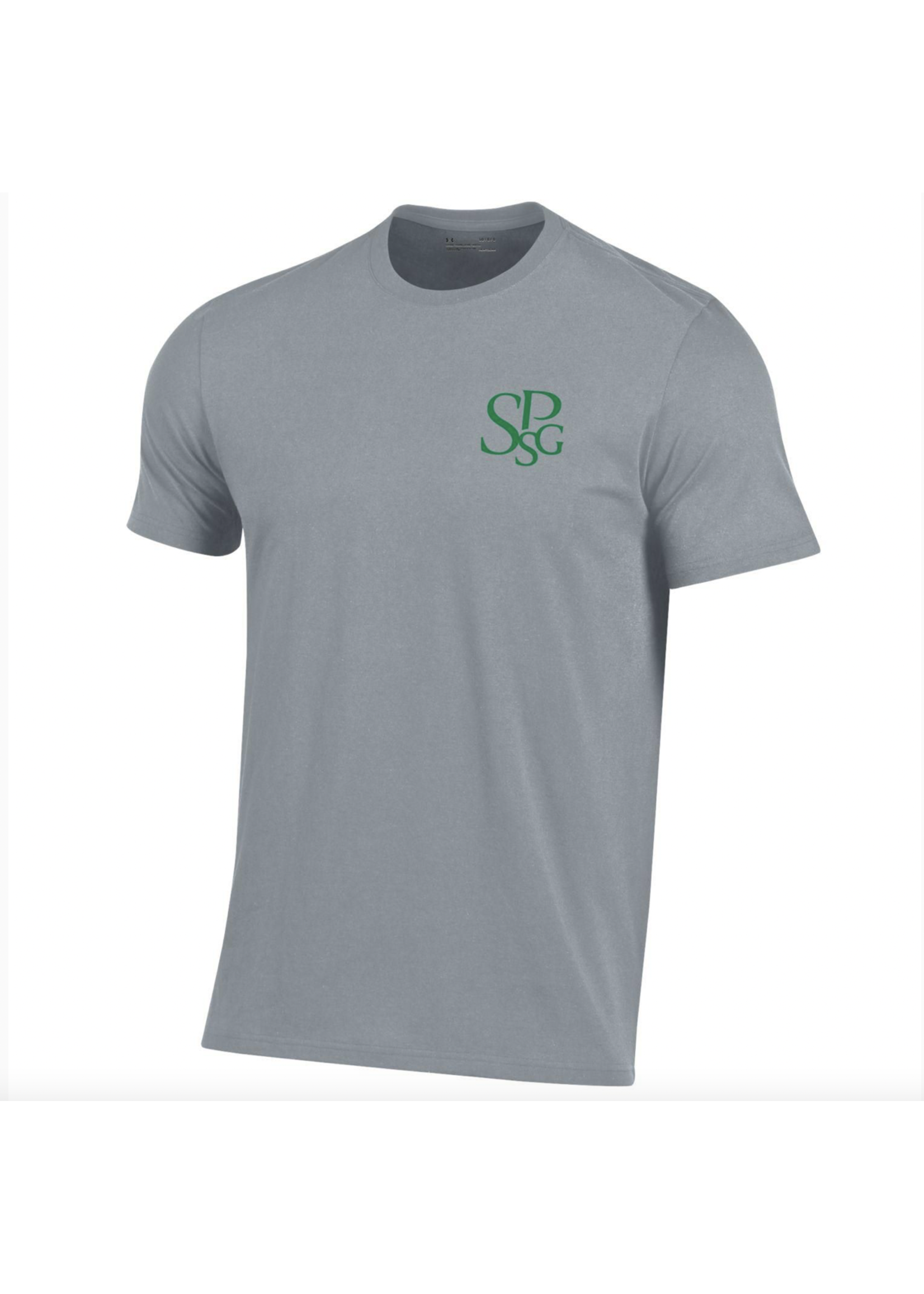 UA Performance SS Camo SPSG Adult Steel Heather SPSG