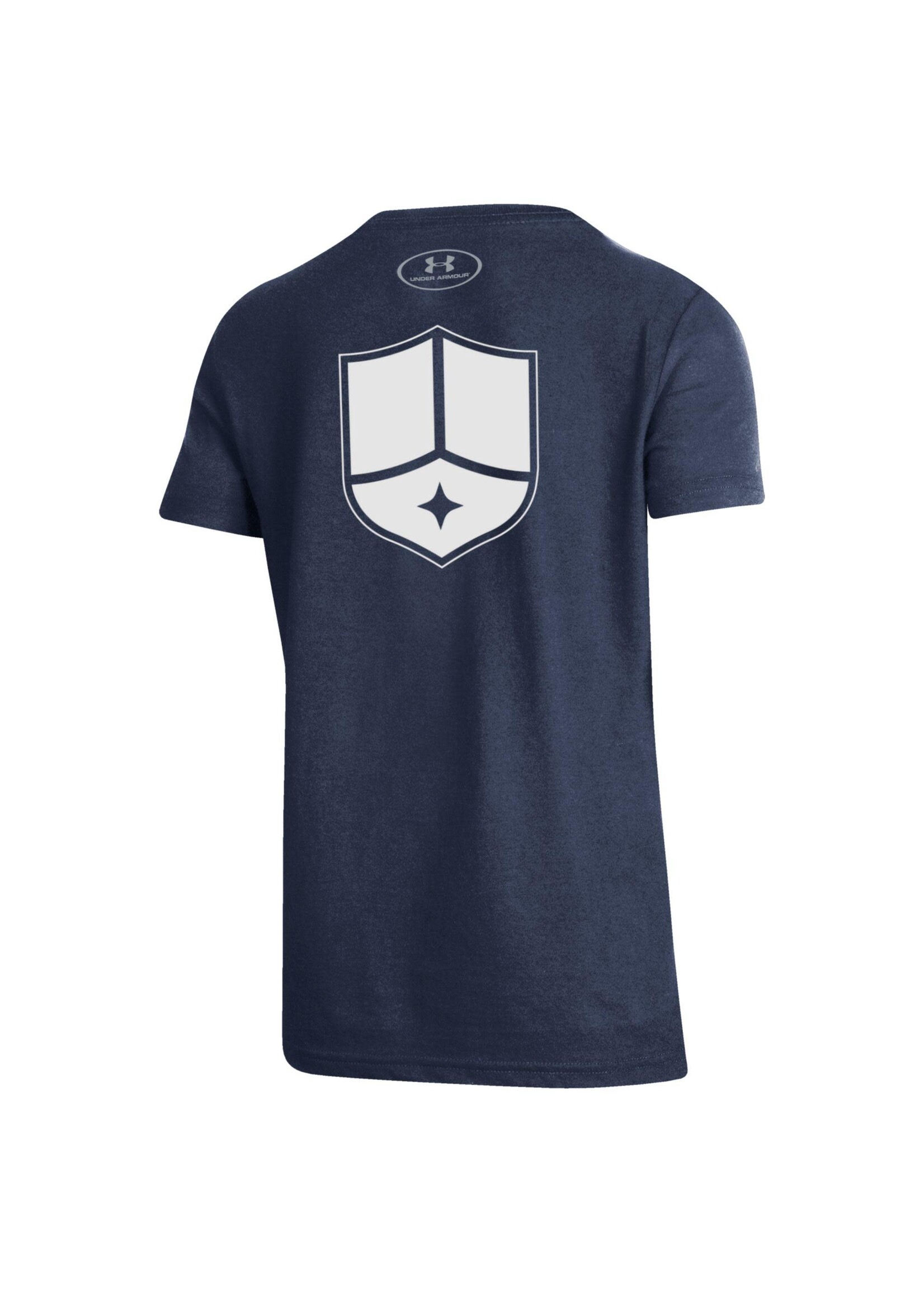 Under Armour UA Performance Cotton Shield on Back SS Youth TSPS