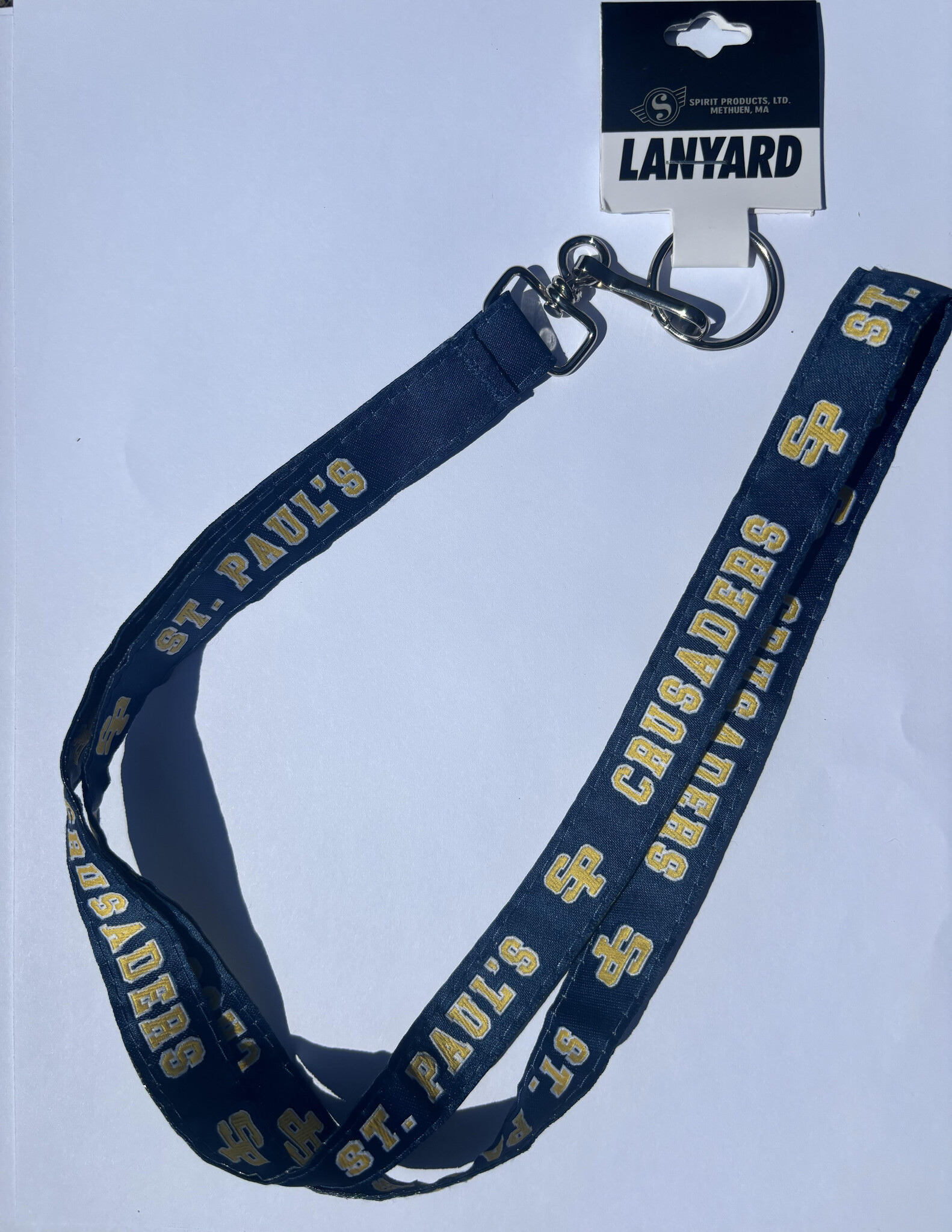 Spirit Gameday Lanyard Crusaders Navy SP The St. Paul's Schools Store