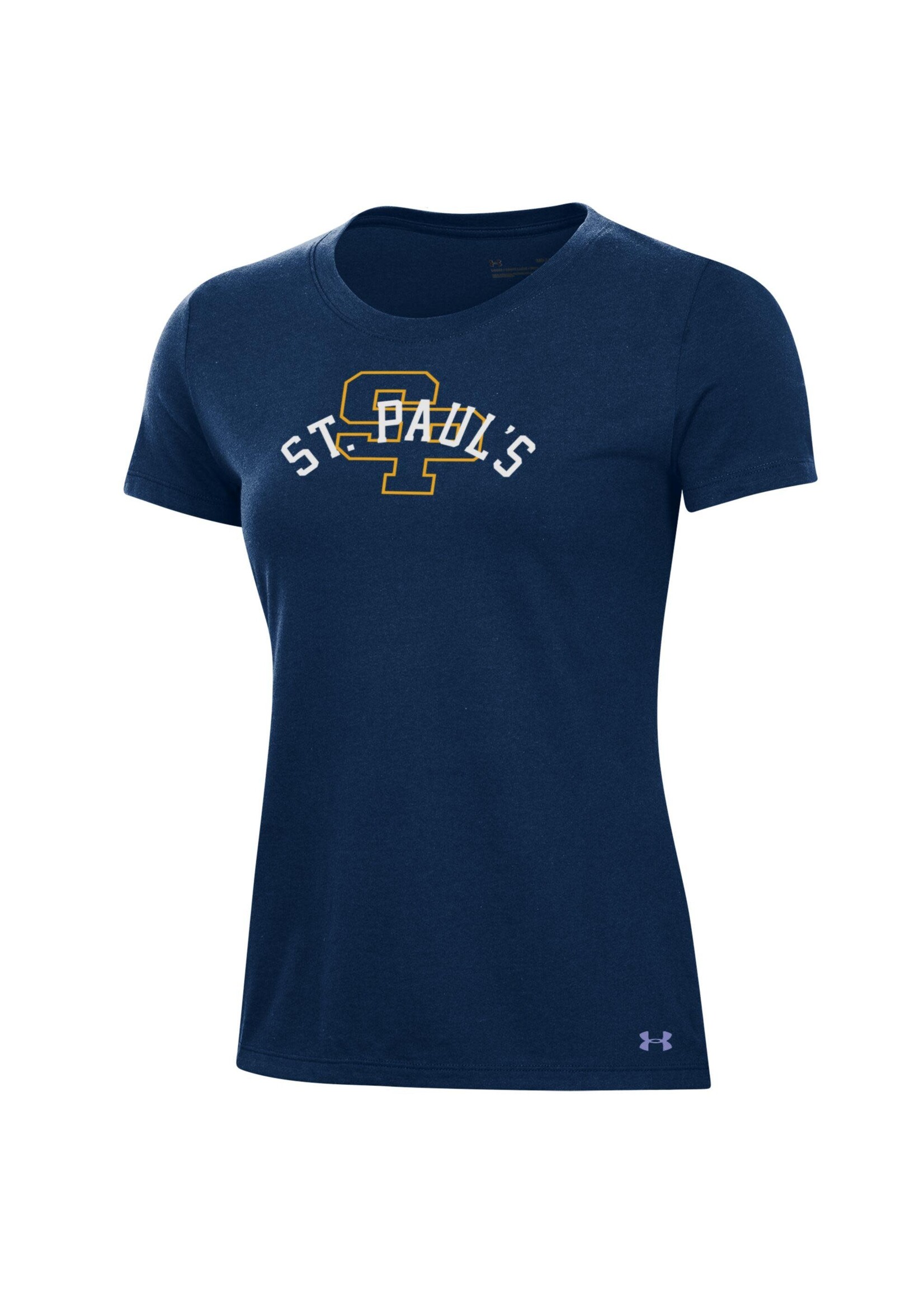 Under Armour UA Performance Cotton Womens Navy SP
