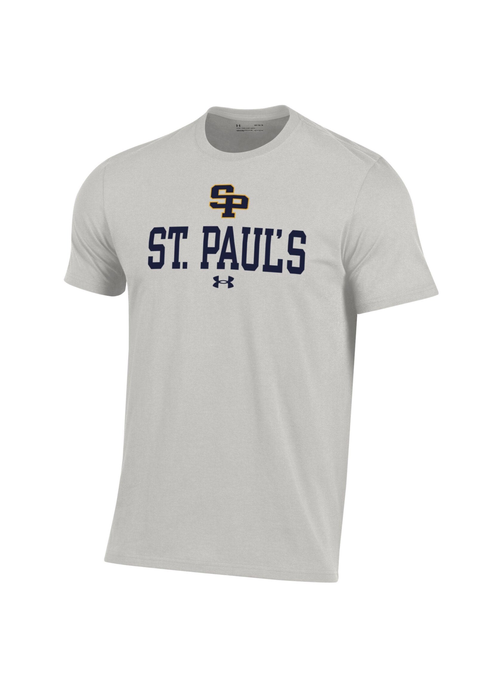 Under Armour UA Performance Cotton SS Adult Heather Grey SP