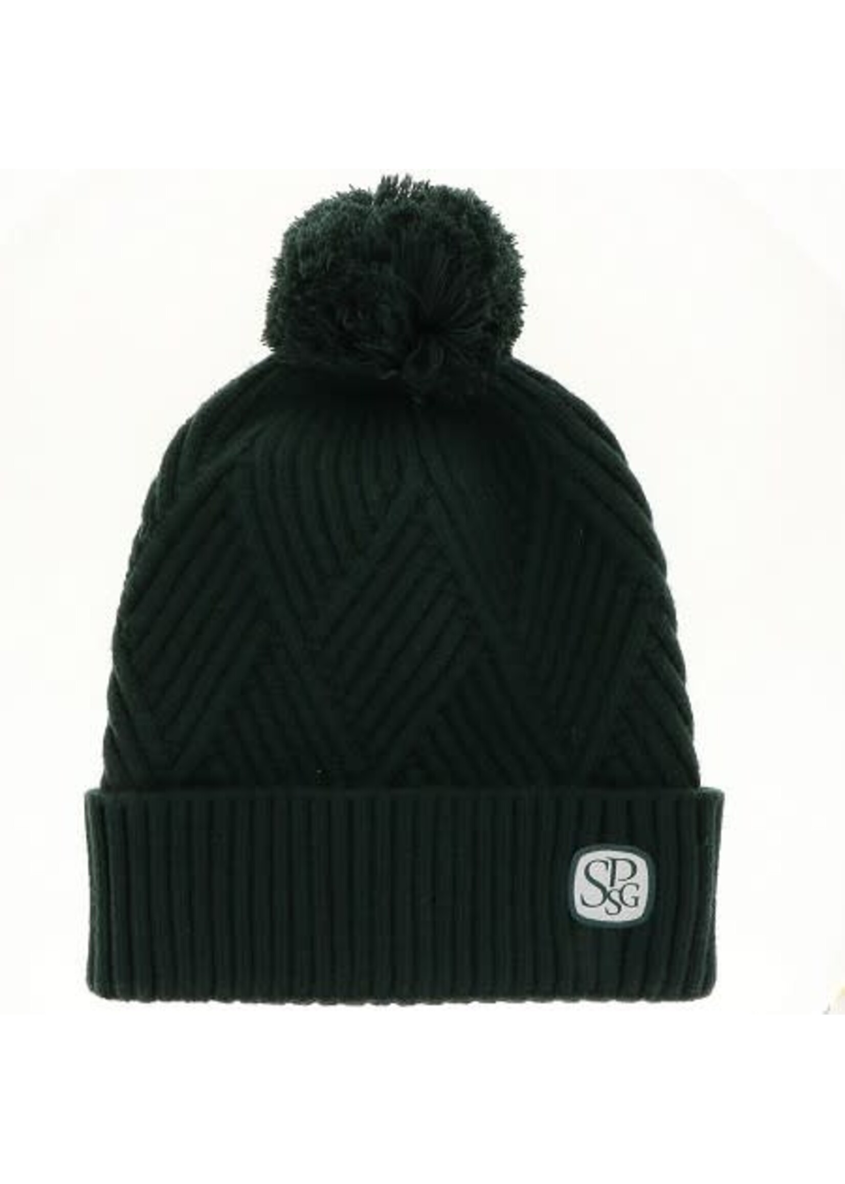 L2 Cuff Beanie Pom Textured SPSG