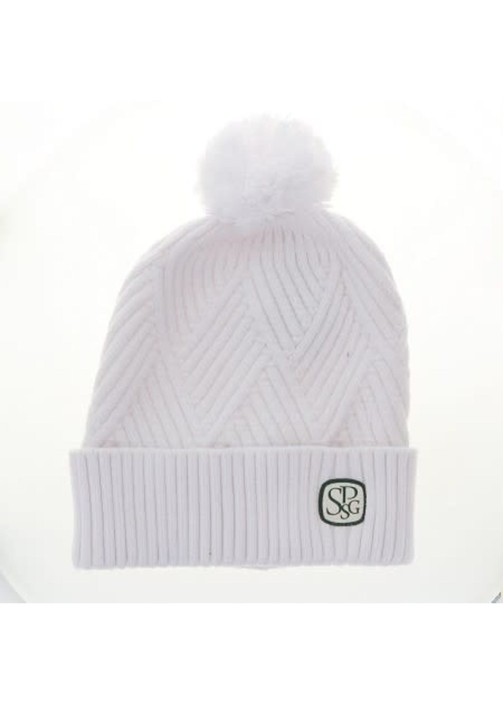 L2 Cuff Beanie Pom Textured SPSG