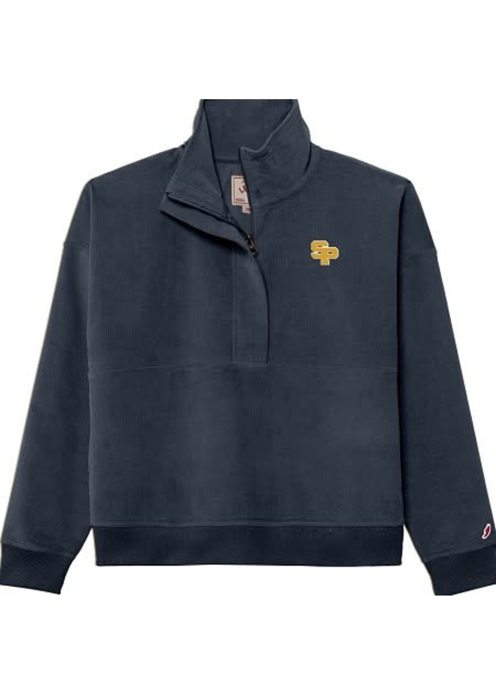 League L2 1/2 Zip Corduroy Womens Navy SP