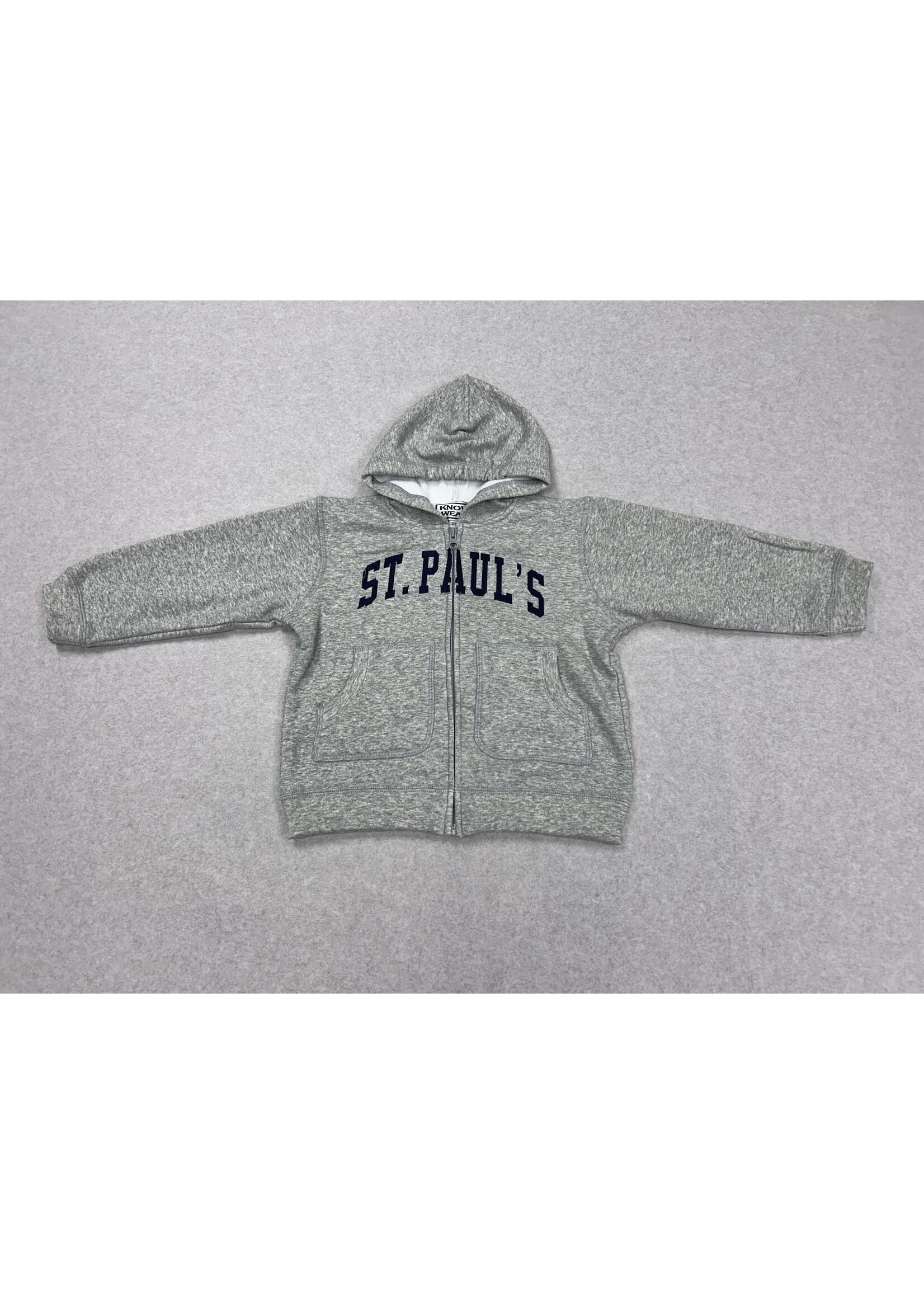 KW Full Zip Hood Infant/Toddler Grey TSPS