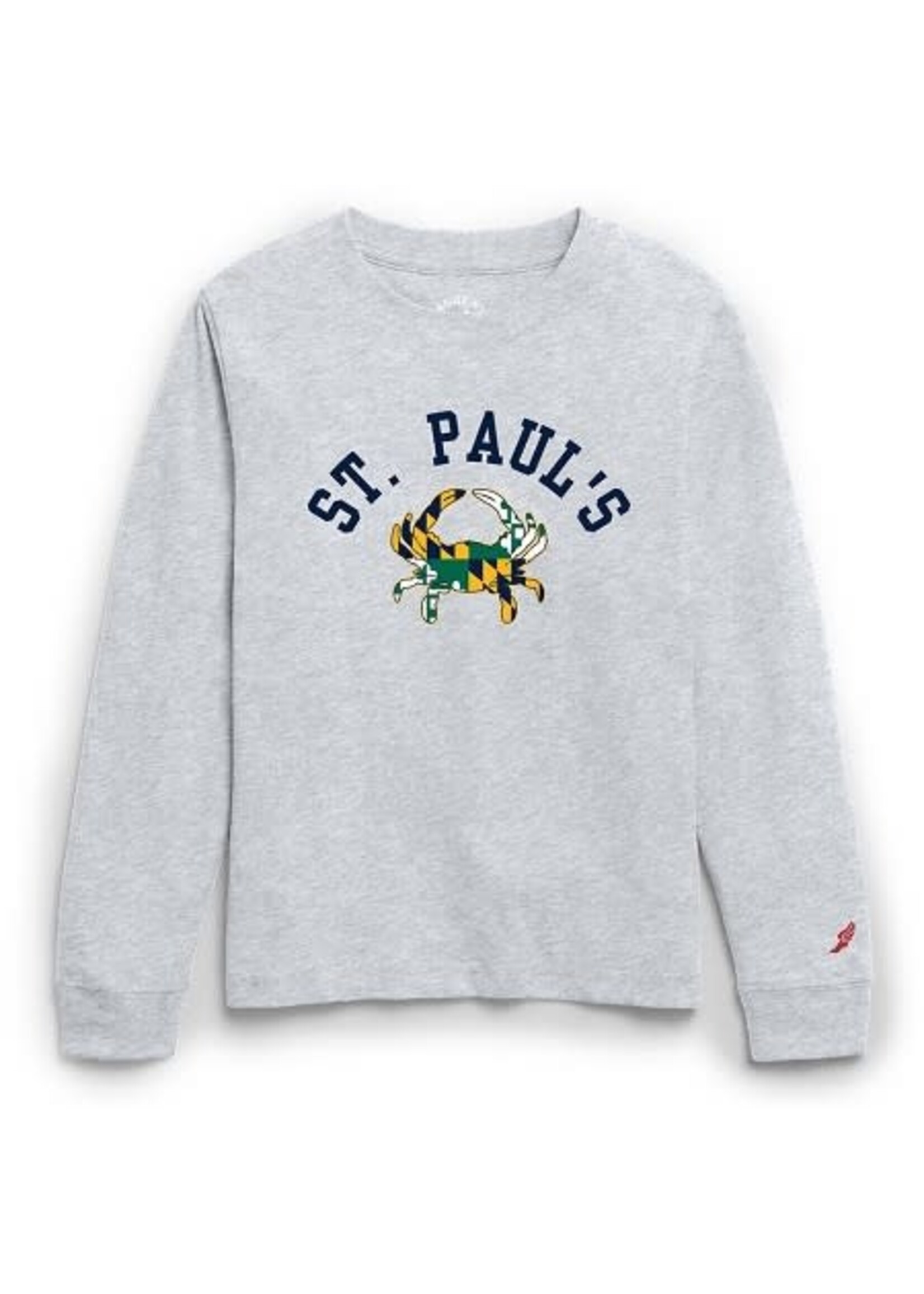 l2 Tee LS Crab Youth Grey TSPS