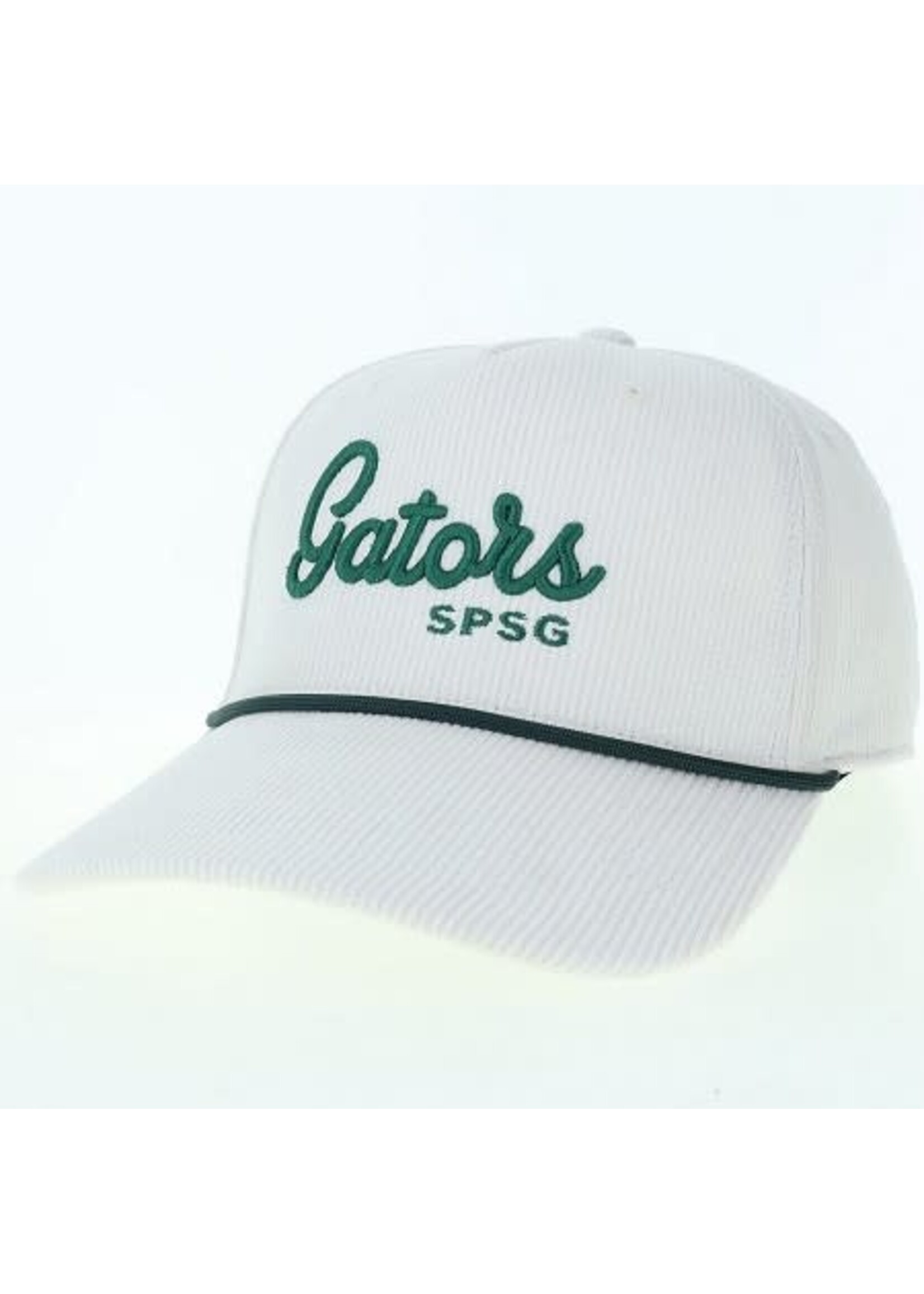 League L2 Hat Roadie Trucker Corduroy White SPSG