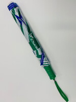Umbrella Compact Green & White SPSG