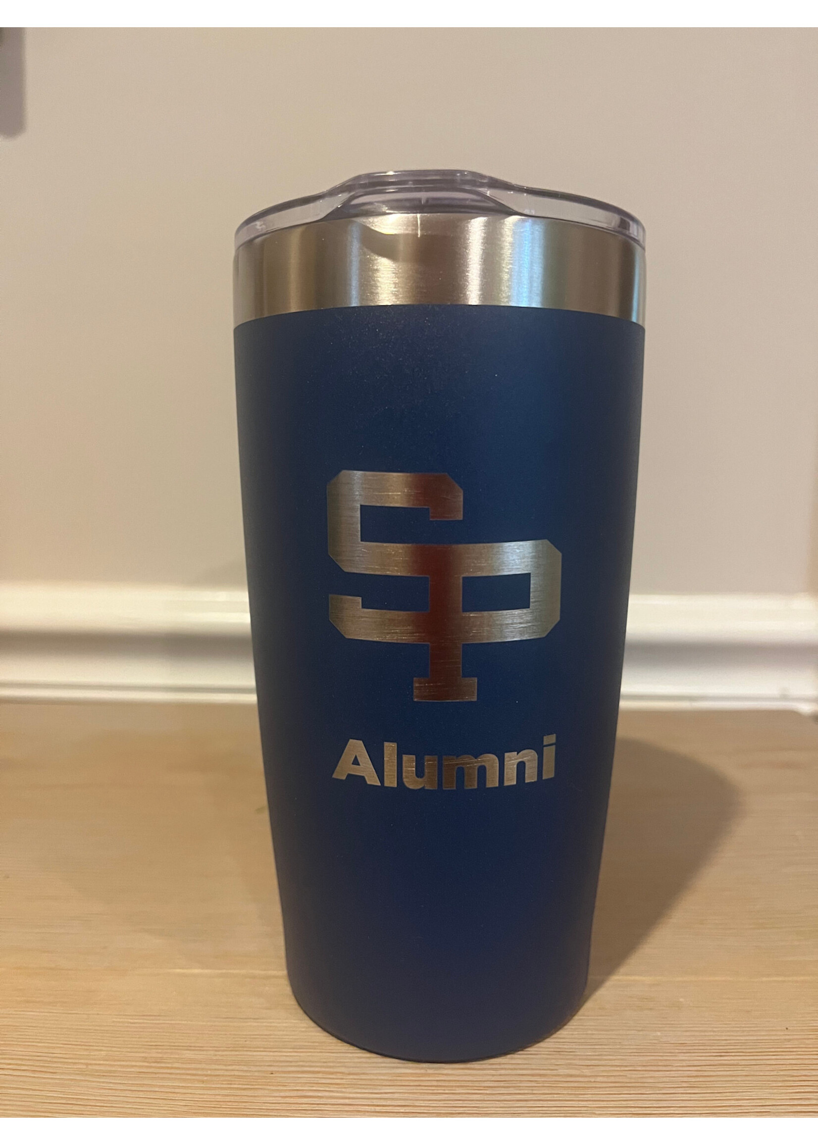 Vacuum Tumbler 18 oz Navy SP Alumni