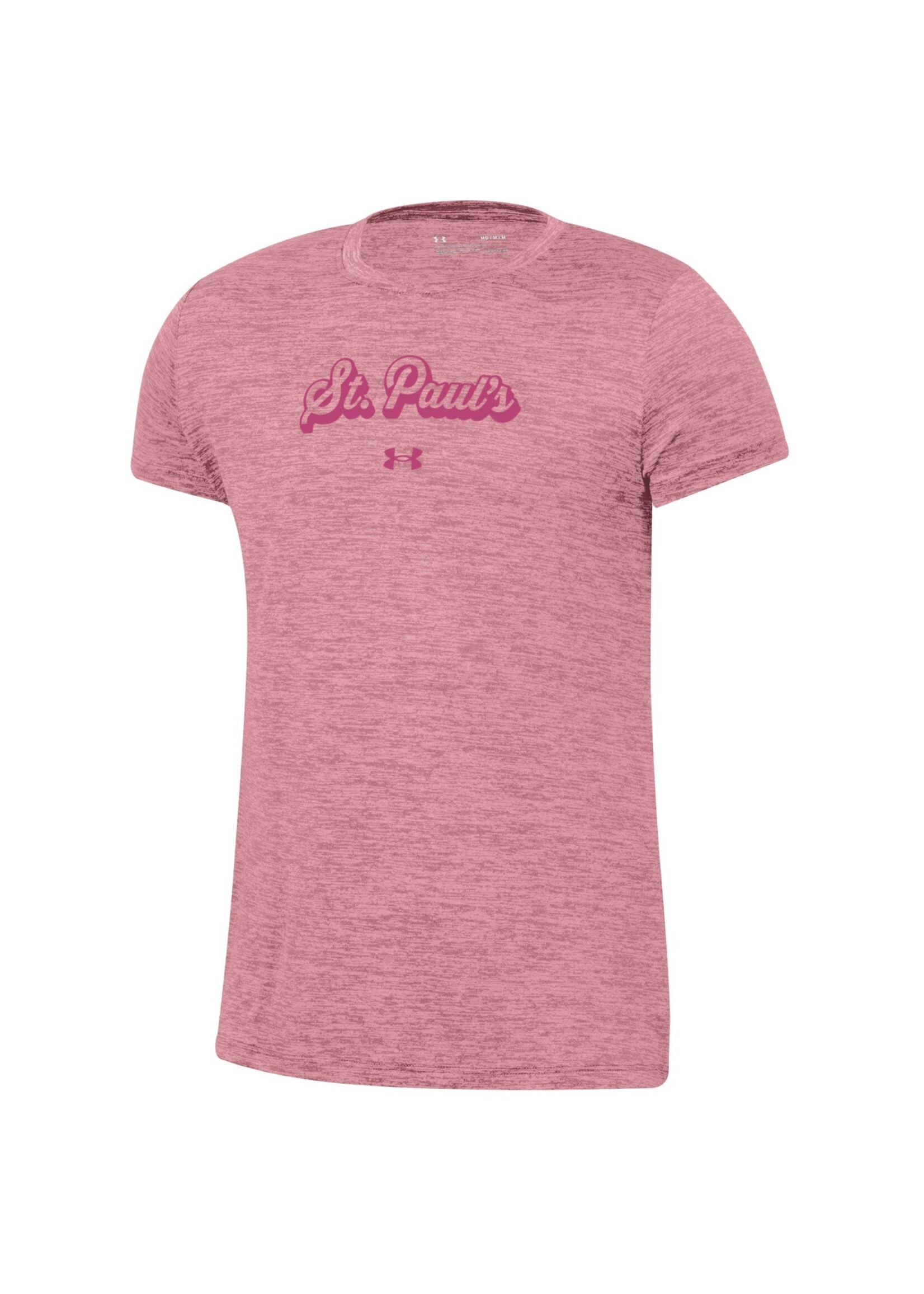 Under Armour UA Tech Tee SS Script Girls Pink TSPS