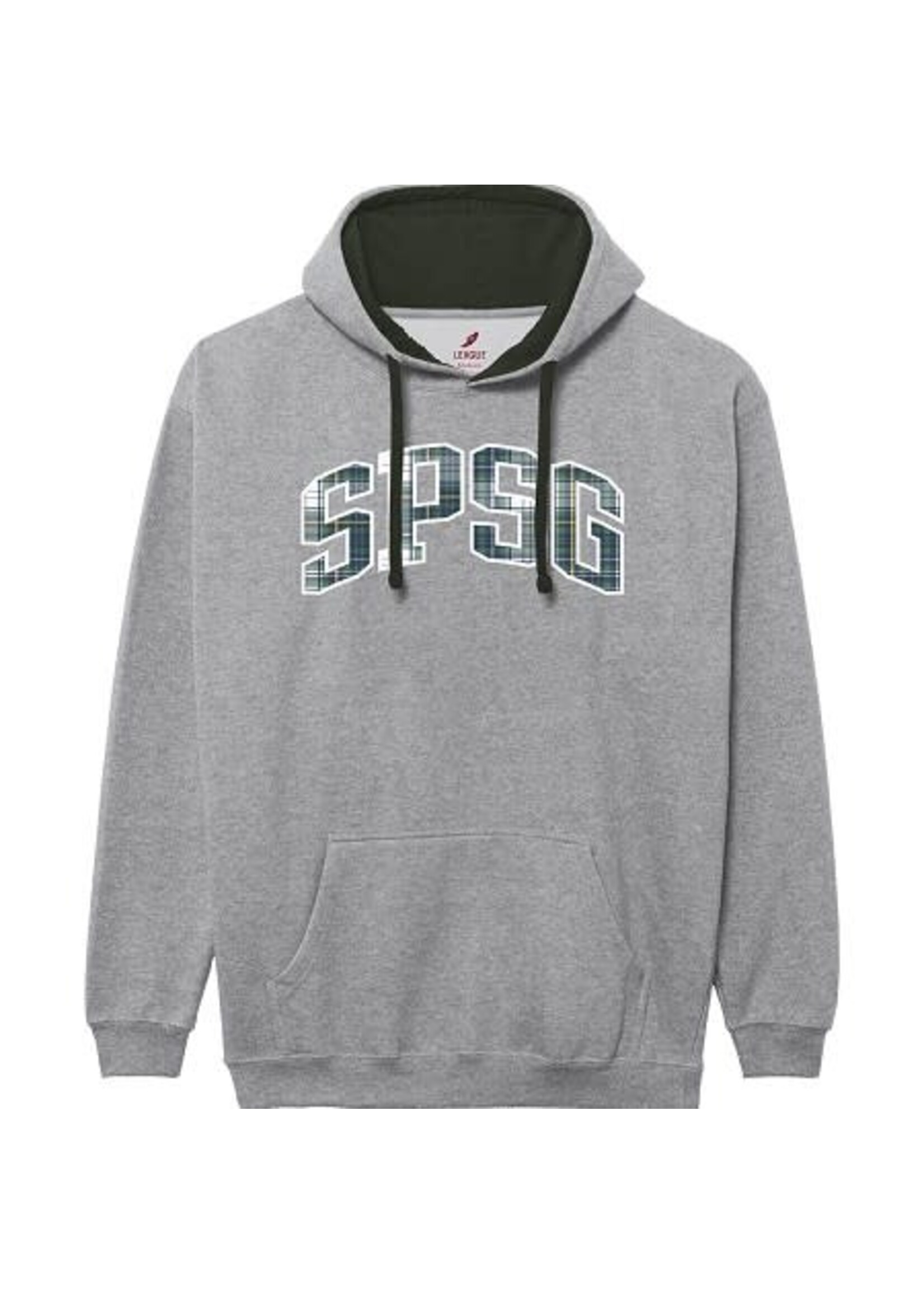 League L2 Essential Plaid Hood Youth Oxford SPSG