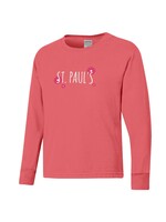 Comfort Wash Comfort Wash LS Youth Pink TSPS