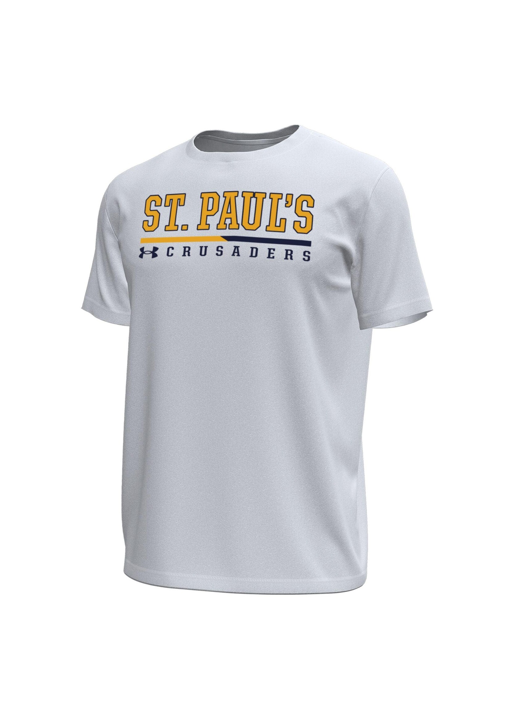 Under Armour UA Tech Stretch SS Adult White SP