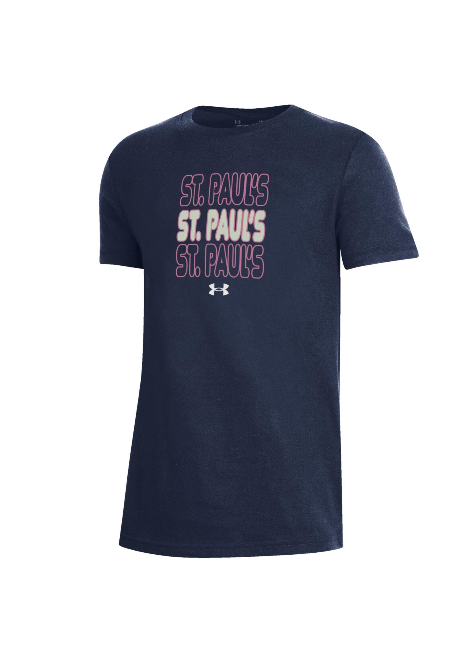 Under Armour UA Performance Cotton SS Youth Navy TSPS