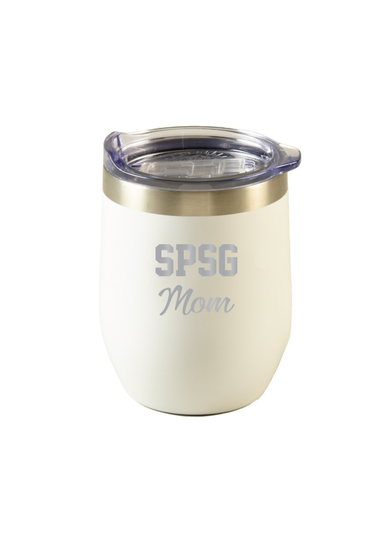RFSJ Stainless Steel Wine 16 oz Mom White SPSG