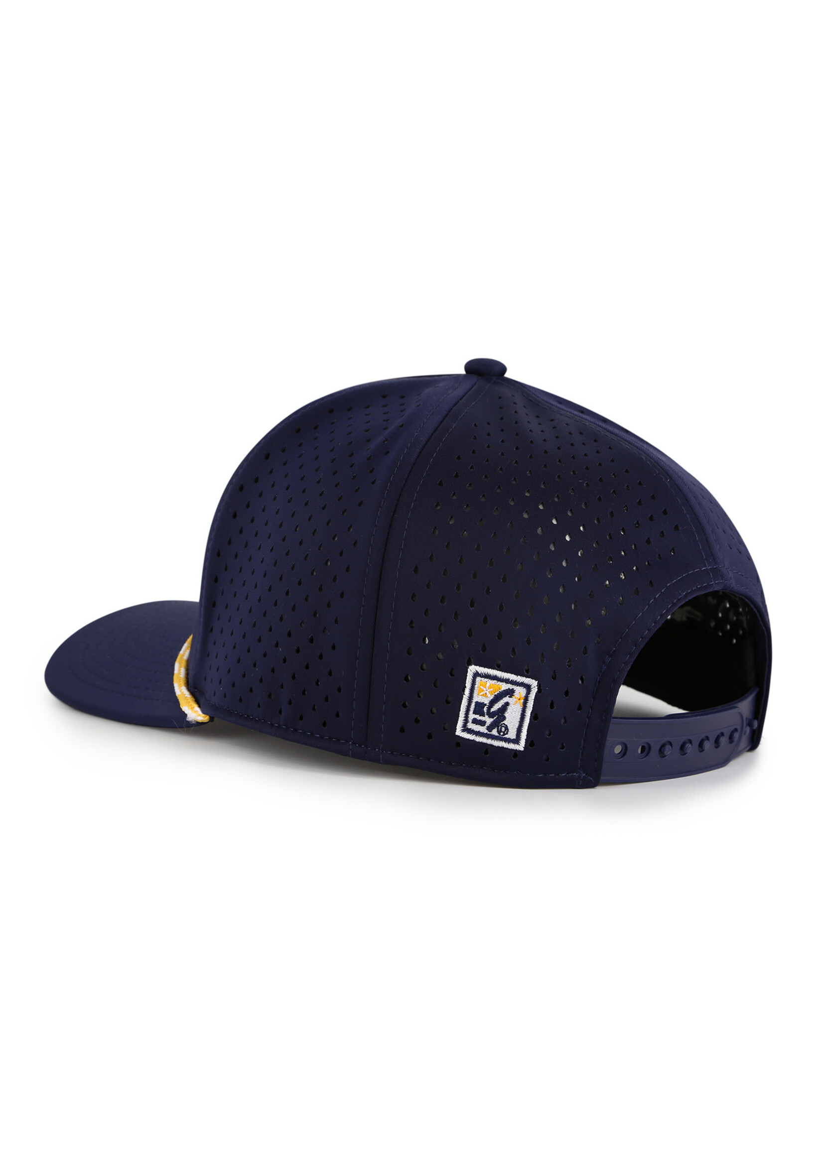 MV Hat 5 Panel Perforated Navy SP