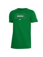 Under Armour UA Performance Cotton SS Youth Kelly Green SPSG