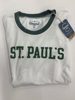 L2 Burnout Ringer SS Adult White/Green SPSG