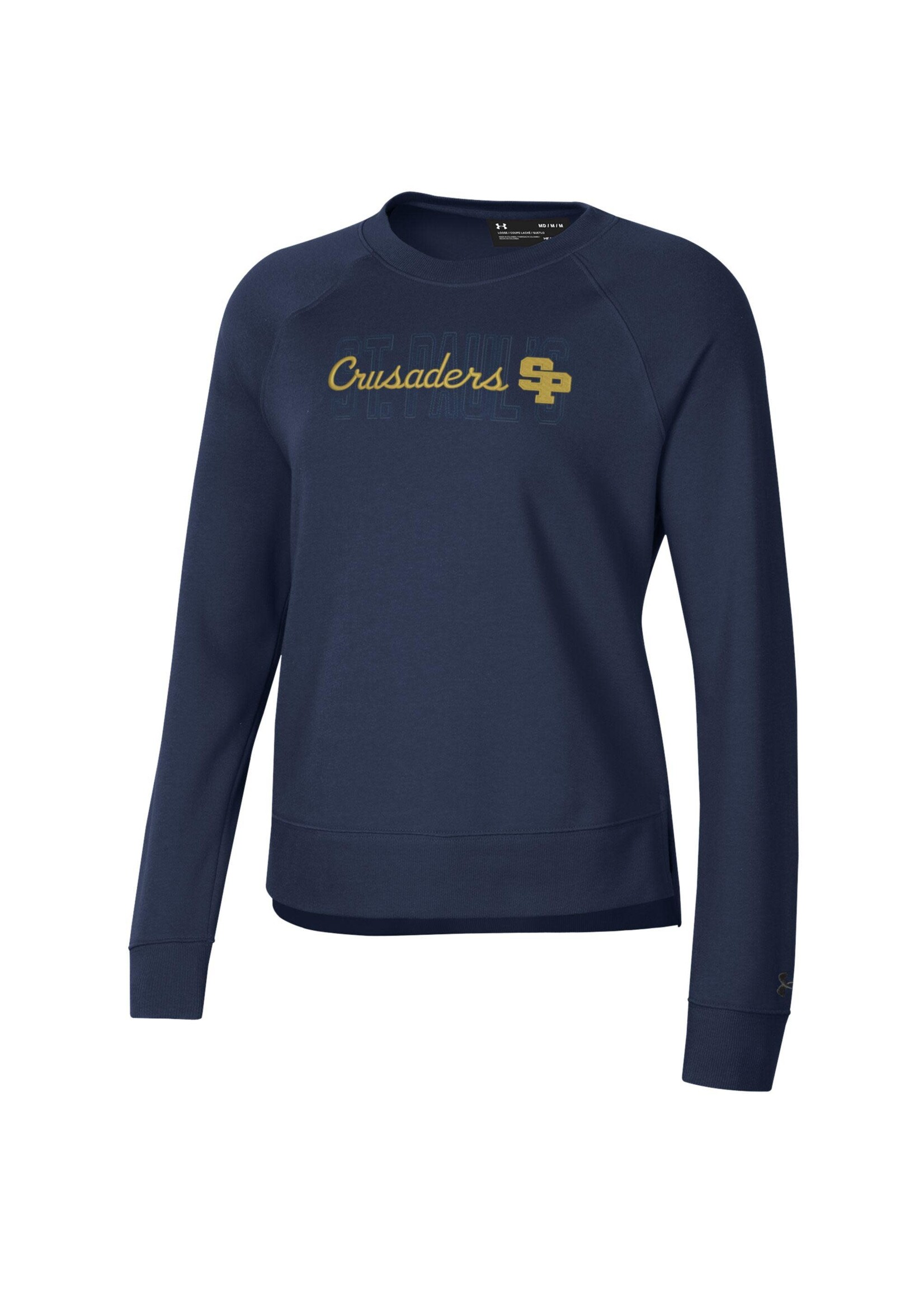 UA All Day Crew Crusaders Womens Navy SP