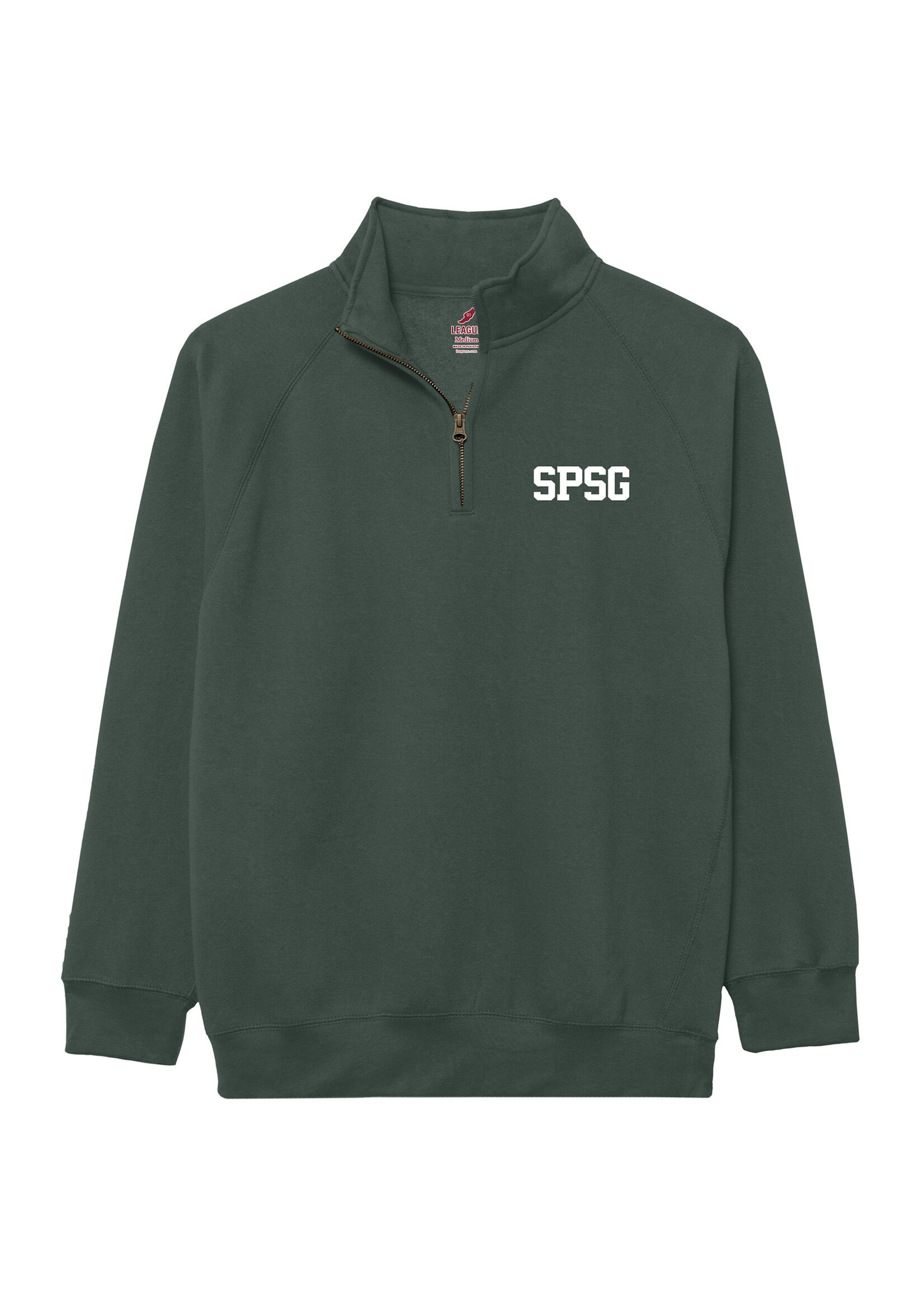 L2 Essential Fleece 1/4 Zip Adult Dark Green SPSP