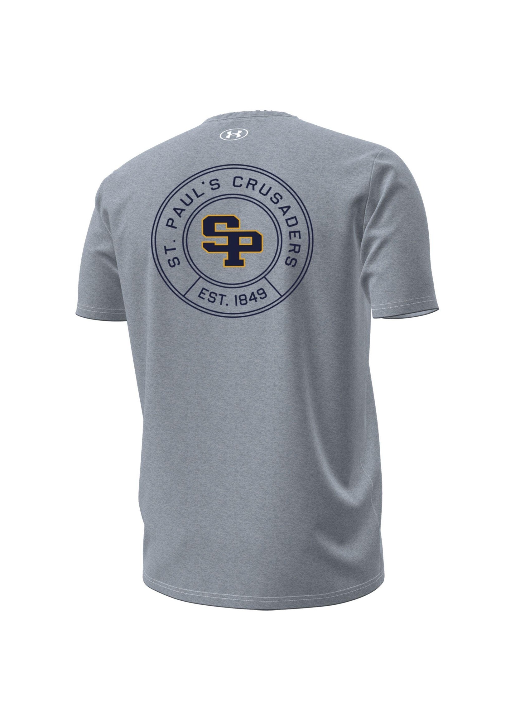 Under Armour UA Performance Cotton SS Adult Grey SP