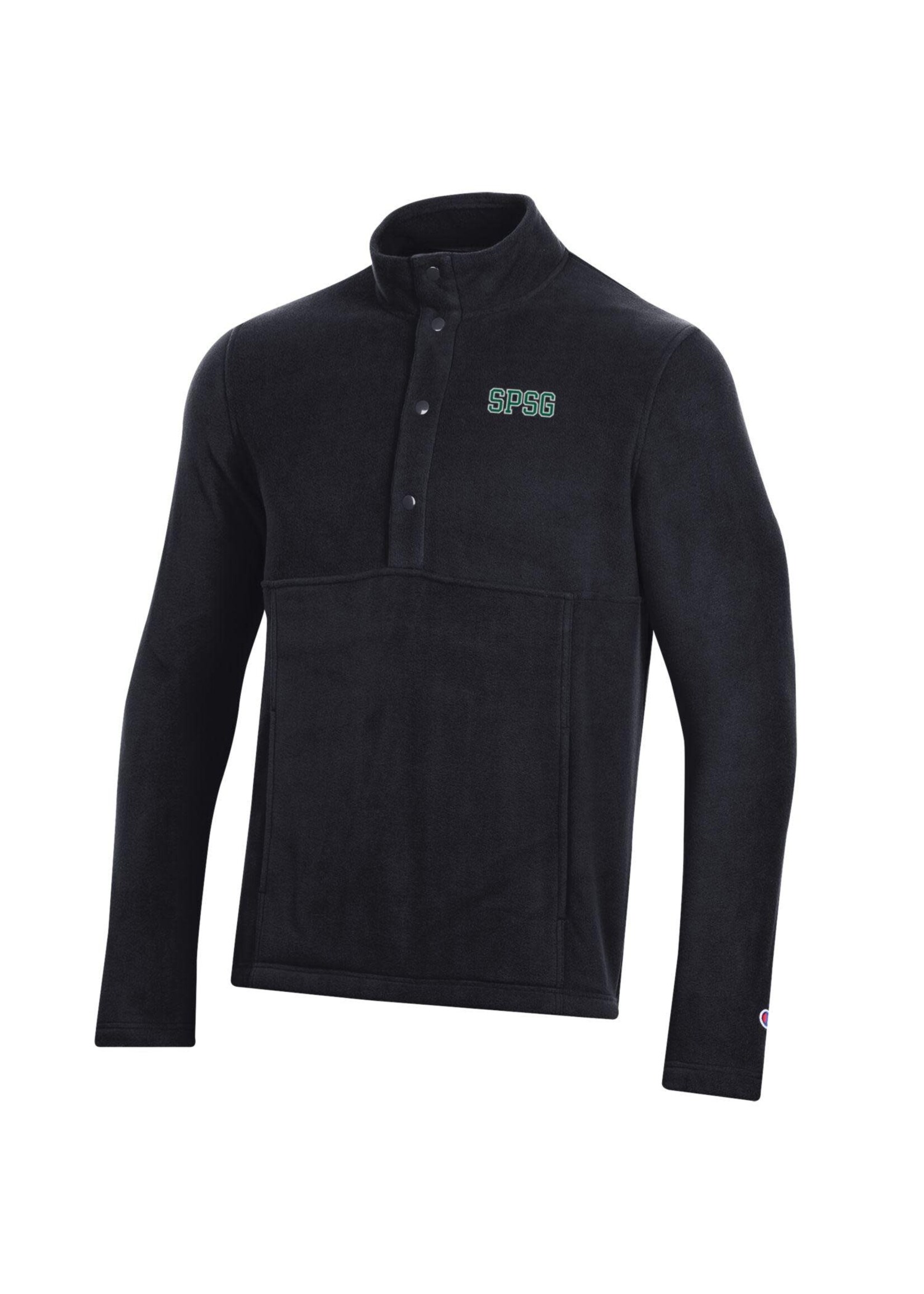 Champion F23 Fleece Explorer 1/4 Snap Adult Black SPSG