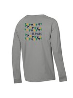 Comfort Wash Comfort Wash LS St Paul's Pennants Adult Grey TSPS