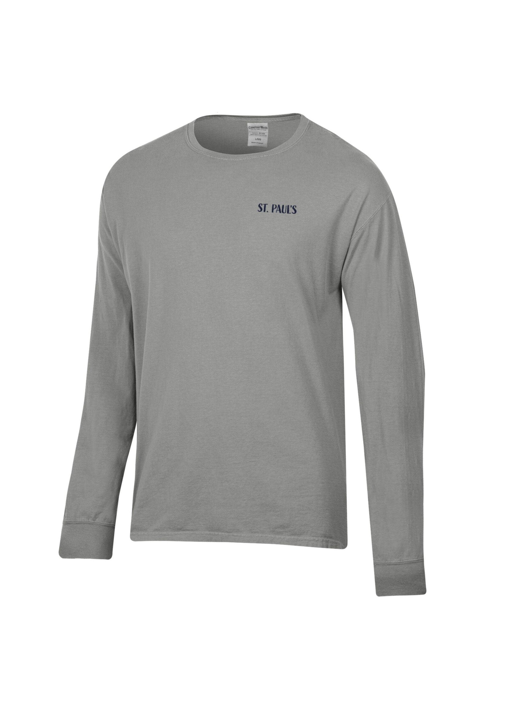 Comfort Wash Comfort Wash LS St Paul's Pennants Adult Grey TSPS