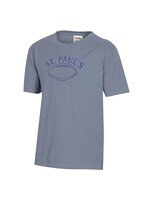 Comfort Wash Comfort Wash SS St Paul's Football Youth Grey TSPS