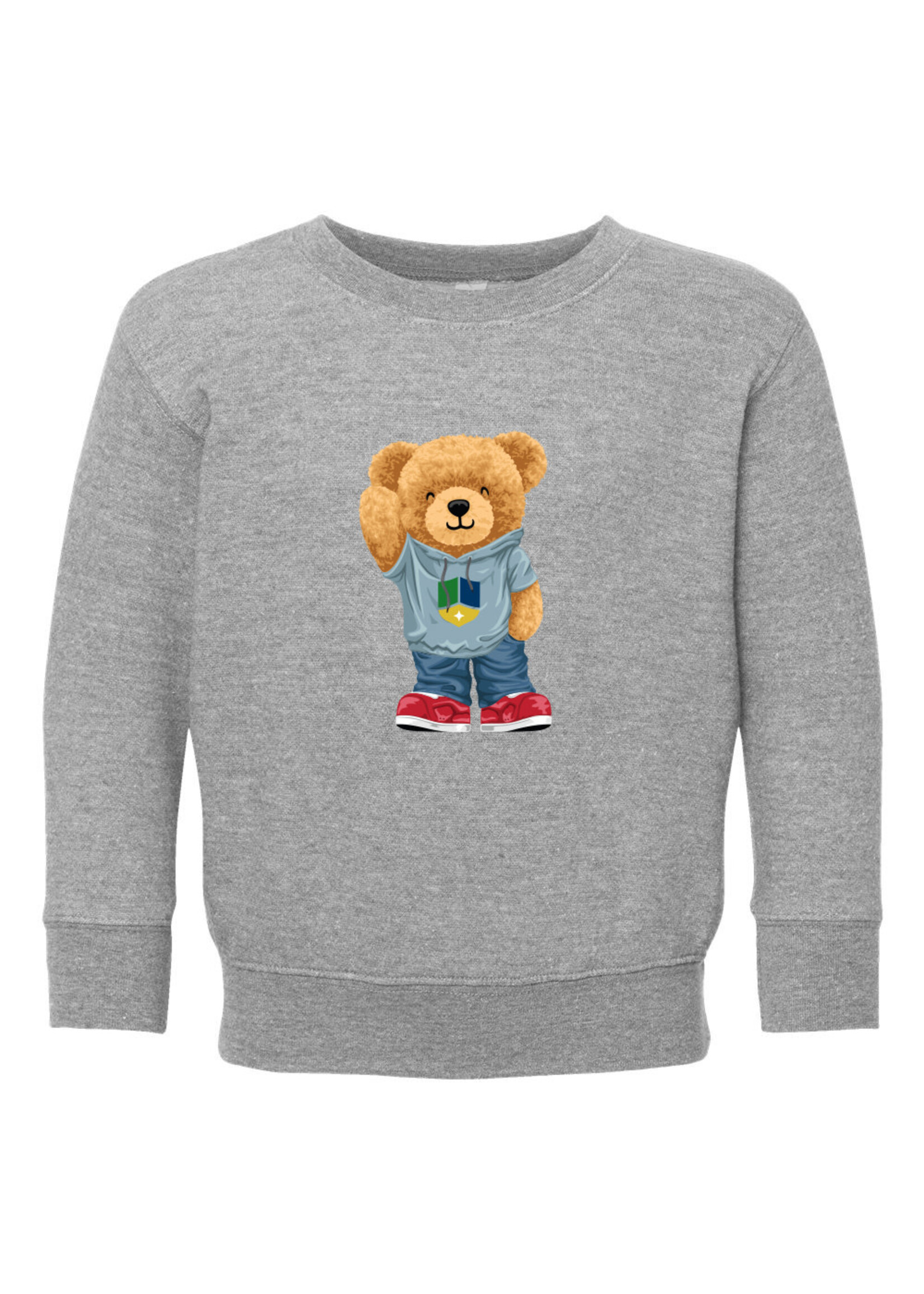 MDScreen Bear Crew Toddler Grey