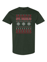 MDScreen Ugly Sweater SS Youth Forest Green