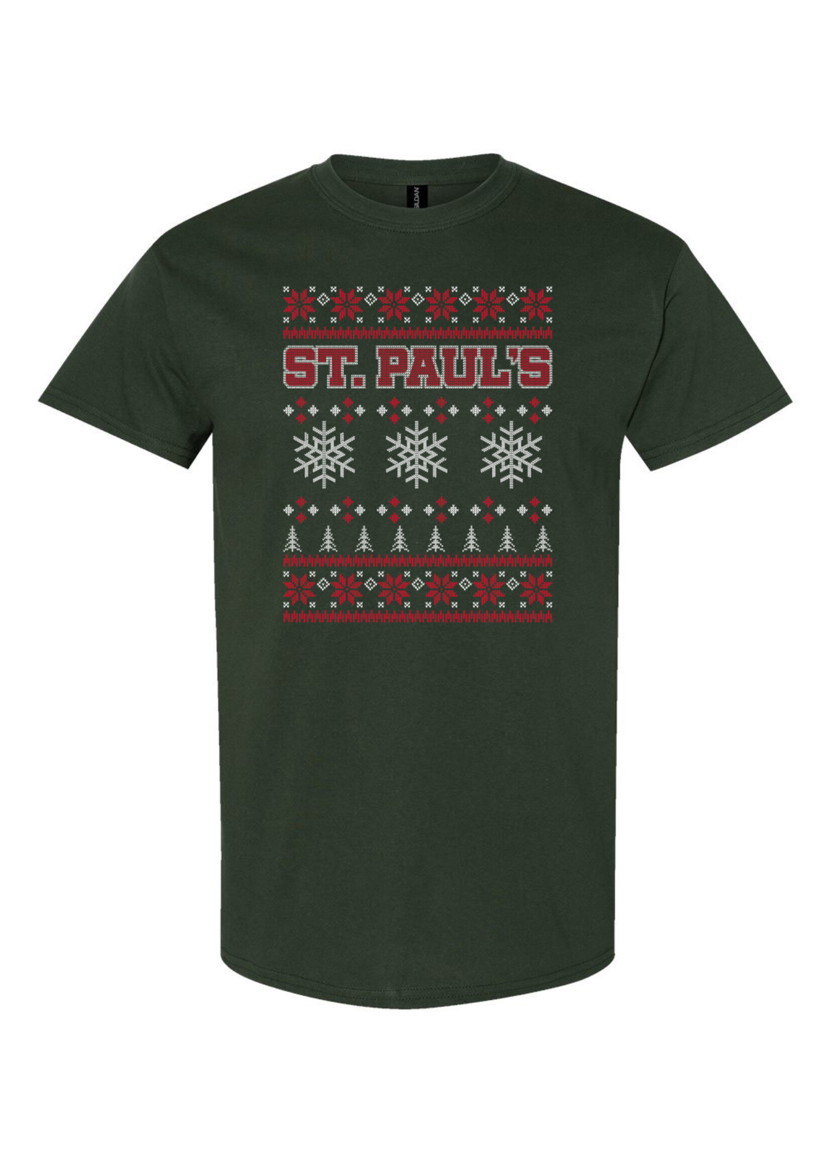 MDScreen Ugly Sweater SS Youth Forest Green