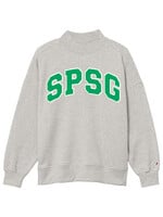 League L2 Mock Neck Crew Grey SPSG