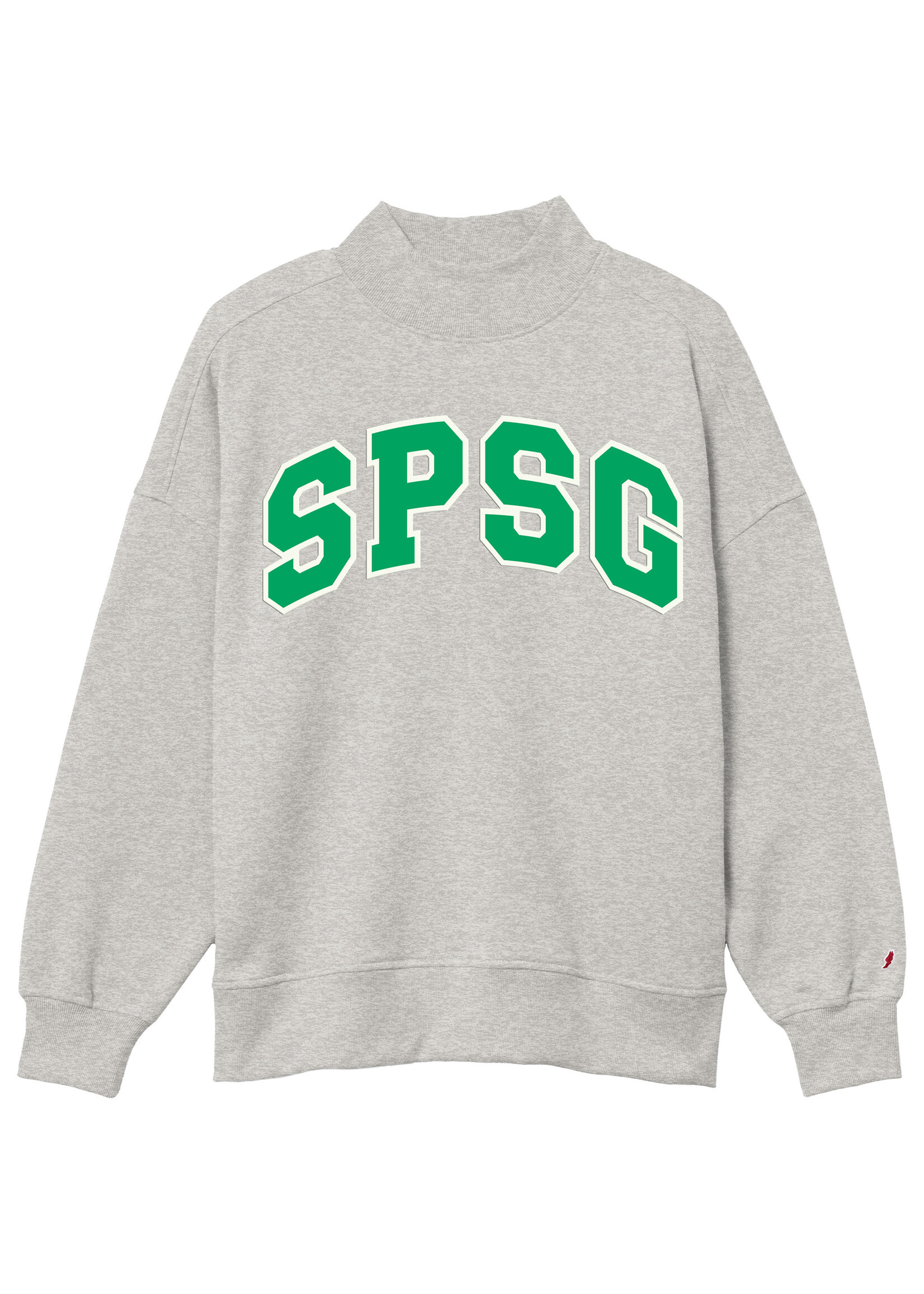 League L2 Mock Neck Crew Grey SPSG