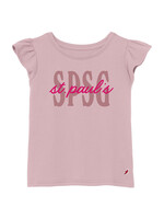 League L2 Flutter Sleeve SS Youth Blush TSPS