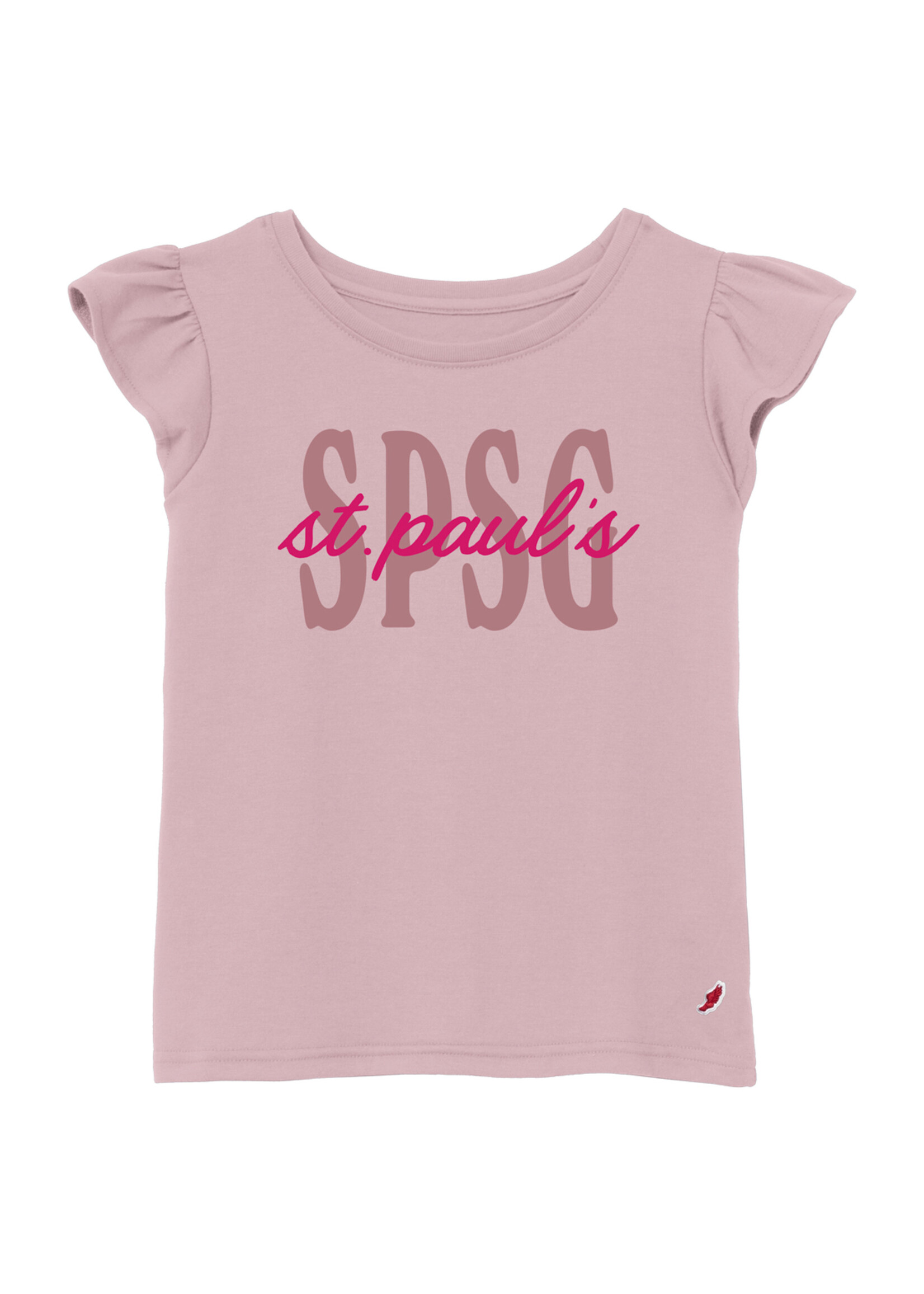 League L2 Flutter Sleeve SS Youth Blush TSPS