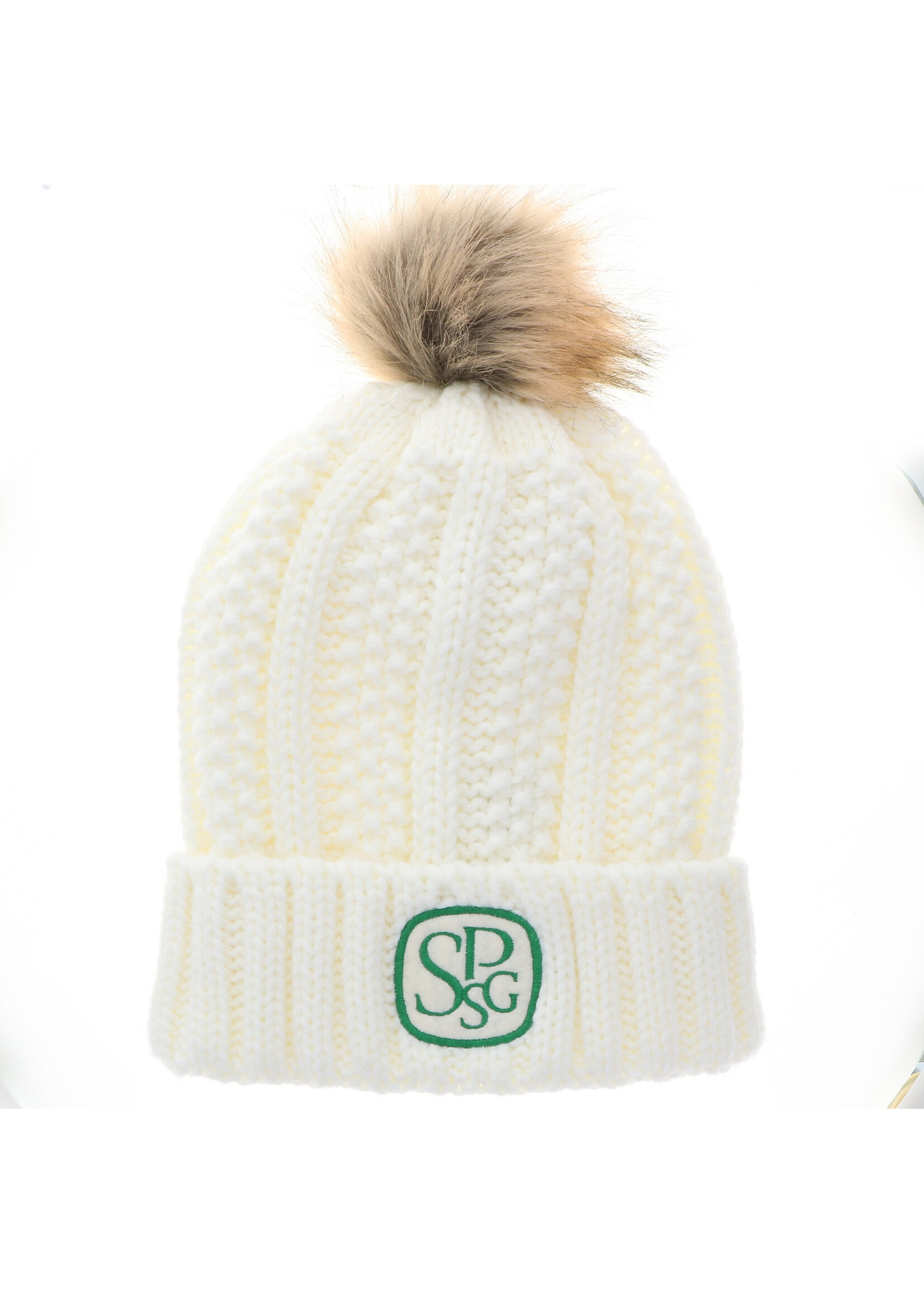 Legacy L2 Cuff Beanie Pom White SPSG