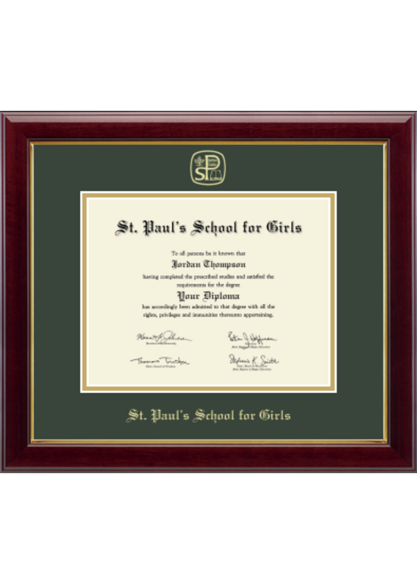 Diploma Frame Gallery Embossed SPSG