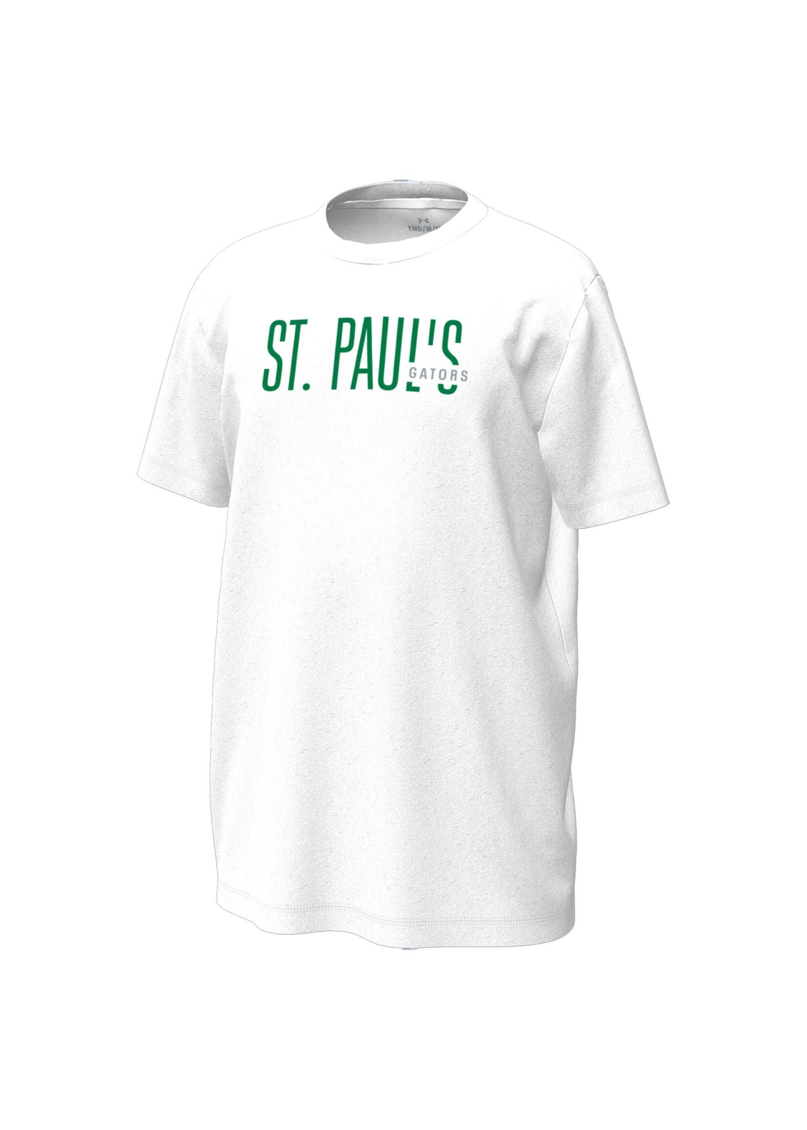 Under Armour UA Tech SS Gators St Pauls Youth White SPSG